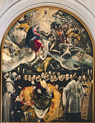 The Burial of Count Orgaz from a Legend of 1323 by El Greco